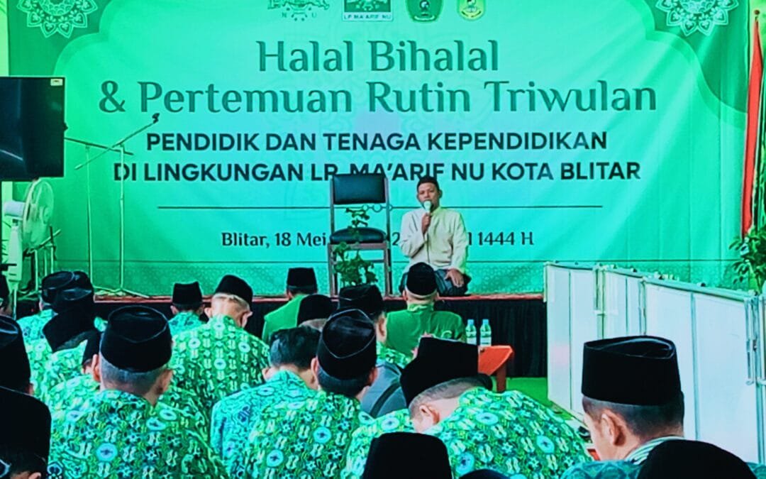Halal Bihalal Keluarga Besar Ma’arif NU Blitar untuk Tingkatkan Kebersamaan