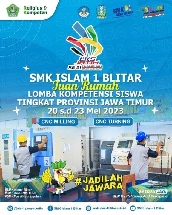 SMK ISLAM 1 BLITAR TUAN RUMAH LKS JATIM 2023