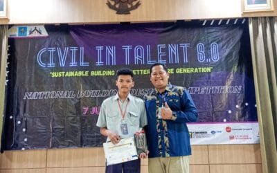Juara Harapan 1 Lomba Gambar Menggambar Bangunan 2D dan 3D Tingkat Nasional