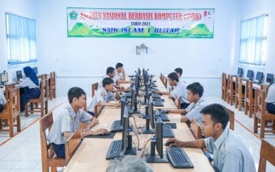 Sukses Pelaksanaan Asesmen Nasional Berbasis Komputer di SMK Islam 1 Blitar