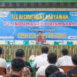 Pintu Menuju Dunia Kerja: Tes Rekruitmen Karyawan PT. Indomarco Prismatama (Indomaret) di SMK Islam 1 Blitar