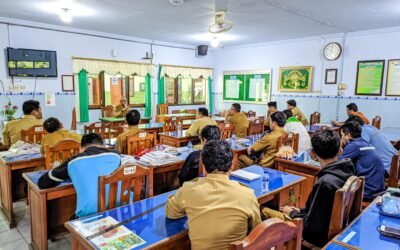 Koordinasi Pendampingan Supporter Sepak Bola SMK Islam 1 Blitar pada Babak Final