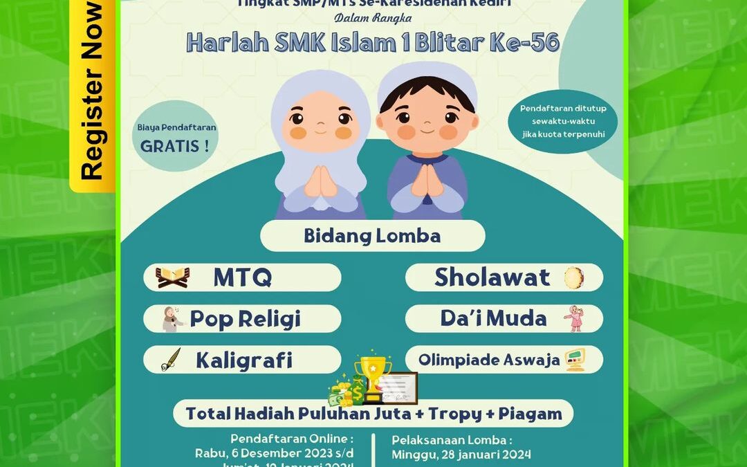 Festival Pelajar Muslim ke 9 SMK ISLAM 1 BLITAR
