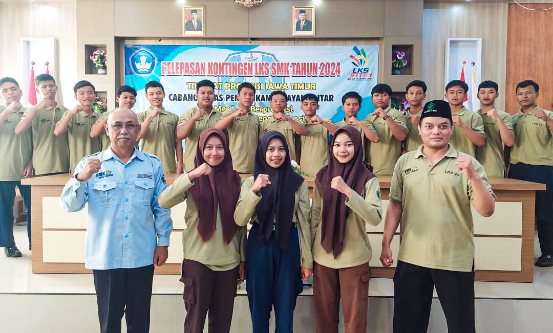 Semangat Juang Berkobar: Kontingen LKS SMK XXXII Cabdin Blitar Siap Berlaga untuk Prestasi Terbaik