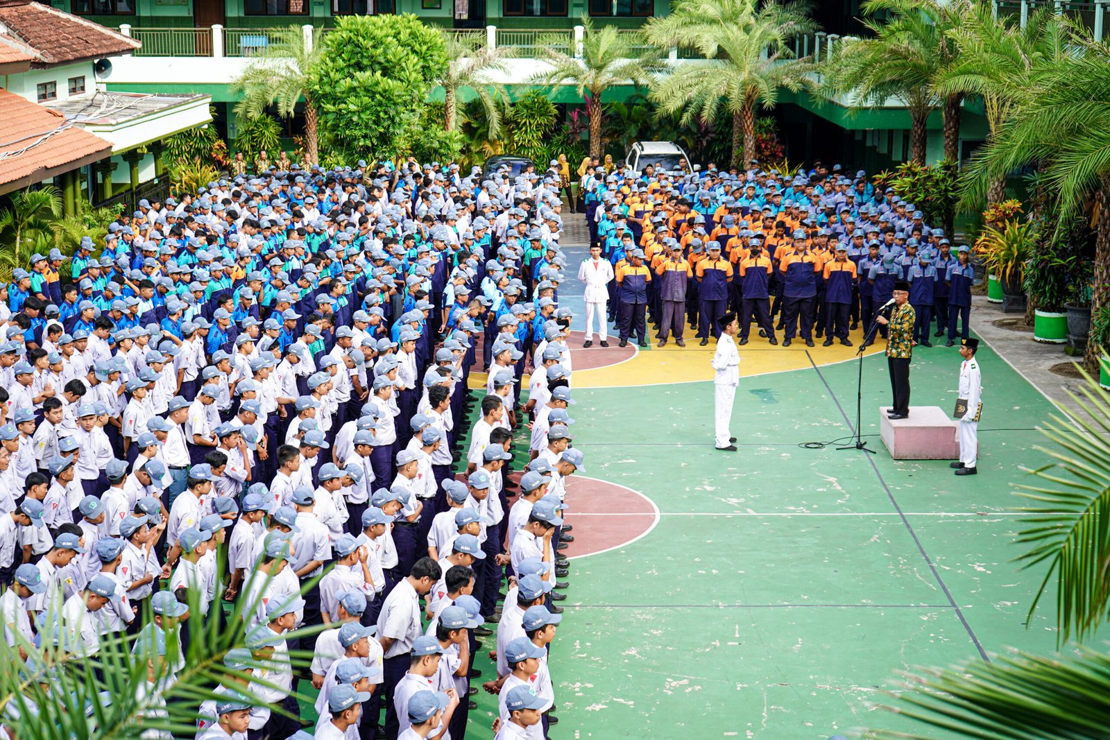 SMK Islam 1 Blitar Gelar Upacara Bendera Memperingati Hari Pendidikan Nasional Tahun 2024