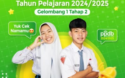 PENGUMUMAN PPDB GELOMBANG 1 TAHAP 2