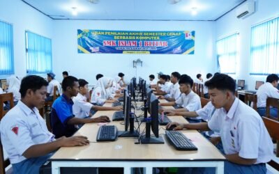 SMK Islam 1 Blitar Gelar Penilaian Akhir Semester Genap 2024 Berbasis Komputer. Begini Situasinya !