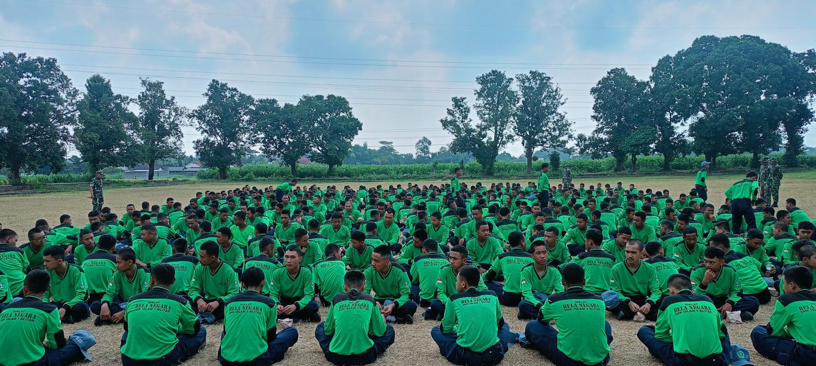 SMK Islam 1 Blitar Gelar Bela Negara Memasuki Hari Ke-4