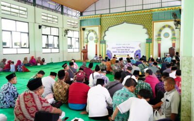 Rutinan Anjangsana, Pengajian, dan Santunan Anak Yatim oleh Keluarga Besar SMK Islam 1 Blitar