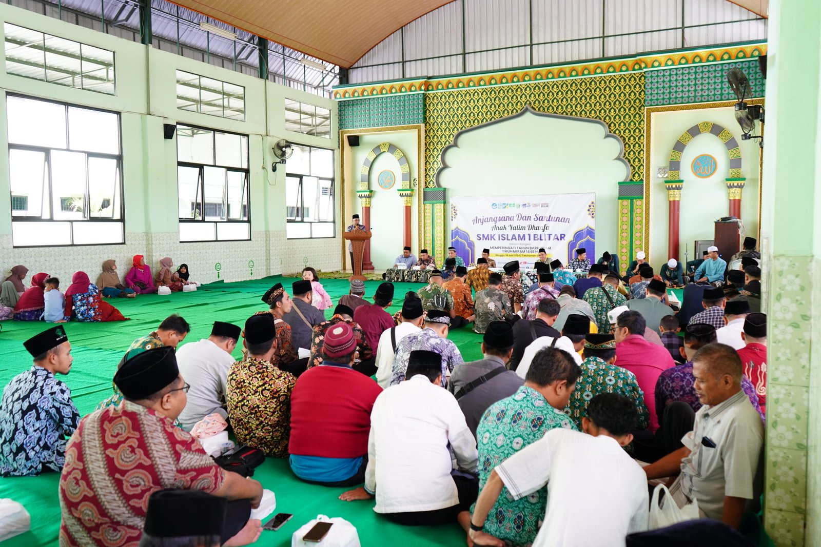 Rutinan Anjangsana, Pengajian, dan Santunan Anak Yatim oleh Keluarga Besar SMK Islam 1 Blitar