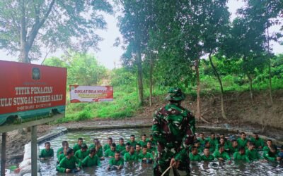Diklat Belanegara SMK Islam 1 Blitar, Hari Terakhir: Siswa Bersuci di Kolam Suci