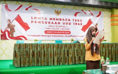 SMK Islam 1 Blitar Gelar Lomba Pembacaan UUD 1945 untuk Perkuat Cinta Tanah Air