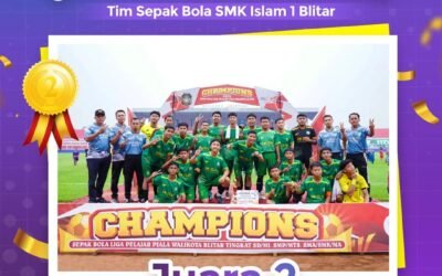 Tim Sepak Bola SMK Islam 1 Blitar Raih Juara 2 di Liga Pelajar Walikota Cup 2024