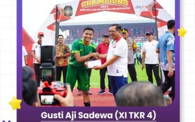 Gusti Aji Sadewa Pemain Terbaik dalam Kompetisi Liga Pelajar Walikota Cup 2024!