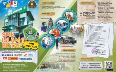 Sistem Penerimaan Murid Baru (SPMB) SMK Islam 1 Blitar Tahun Ajaran 2025/2026 Resmi Dibuka!