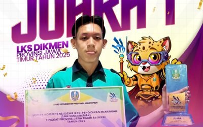Bima Saputra Ramadhan Harumkan Nama SMK Islam 1 Blitar di LKS Provinsi Jatim 2025