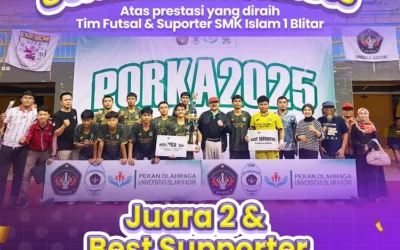 SMEKISA Raih Juara 2 Futsal dan Best Supporter di Ajang PORKA UNISKA 2025!