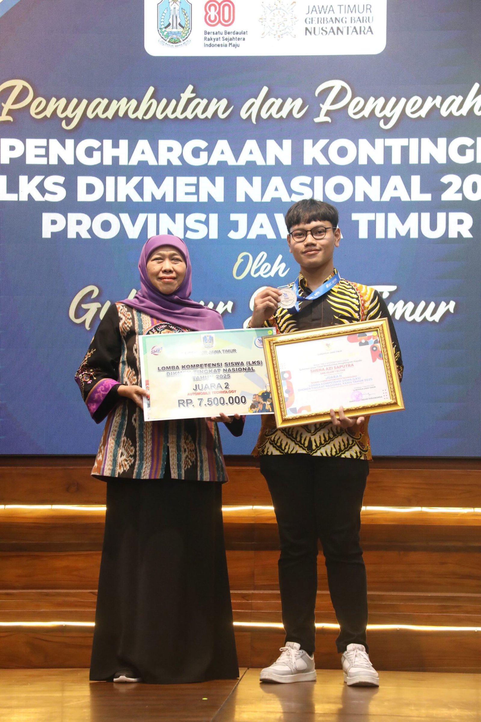 Cetak Sejarah, Jatim Hattrick Juara Umum LKS Nasional – Gubernur Khofifah Beri Bonus untuk Semua Kontingen