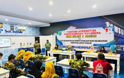 Visitasi Akreditasi Perpustakaan Nawasena SMK Islam 1 Blitar oleh Tim Asesor Dinas Perpustakaan dan Kearsipan Provinsi Jawa Timur