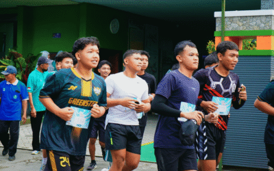 Ribuan Warga Sekolah Meriahkan Fun Run dan Jalan Sehat Harlah ke-58 SMK Islam 1 Blitar
