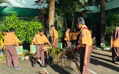 Gerakan 30 Menit Bersih Sekolah, SMK Islam 1 Blitar Dukung Program Dindik Jatim