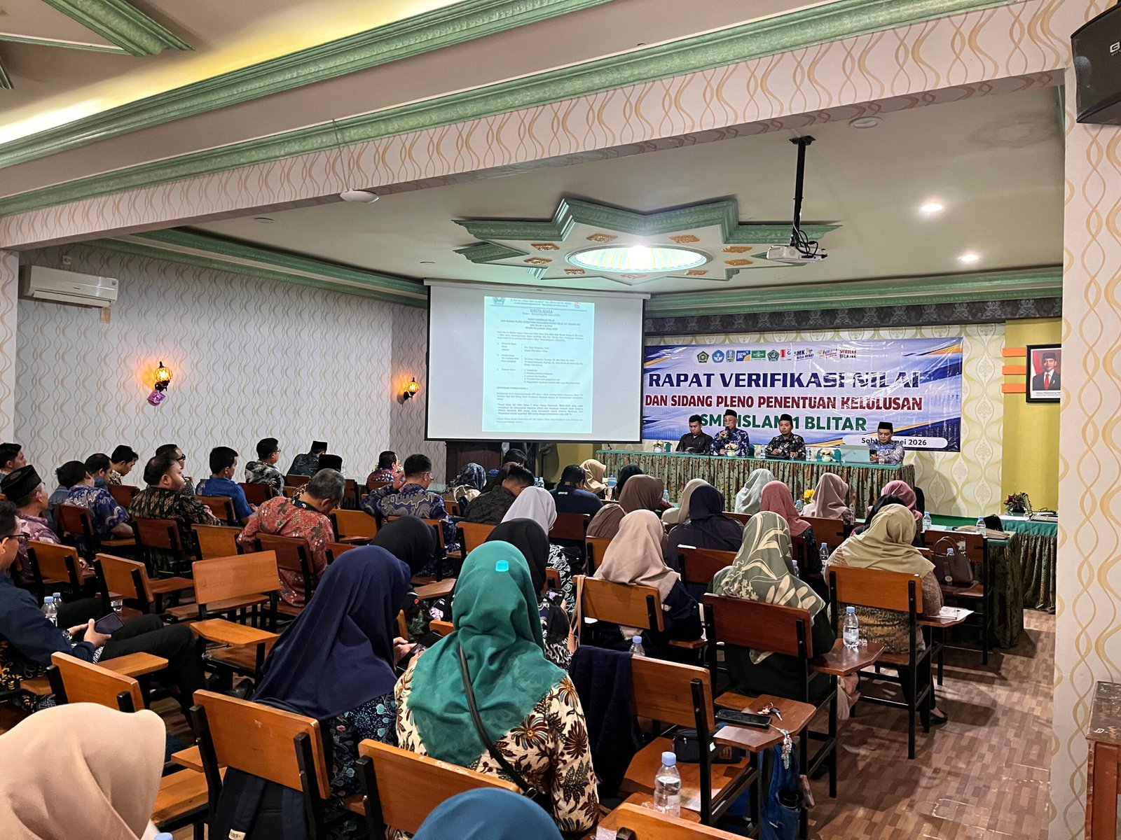 SMK Islam 1 Blitar Gelar Rapat Verifikasi dan Sidang Pleno Penentuan Kelulusan Kelas XII Tahun 2026