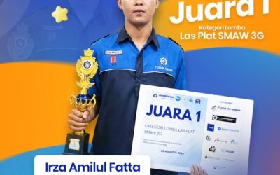 Siswa SMKS Islam 1 Blitar Raih Juara 1 Las Plat 3G di Mechanical Expo Polines 2026